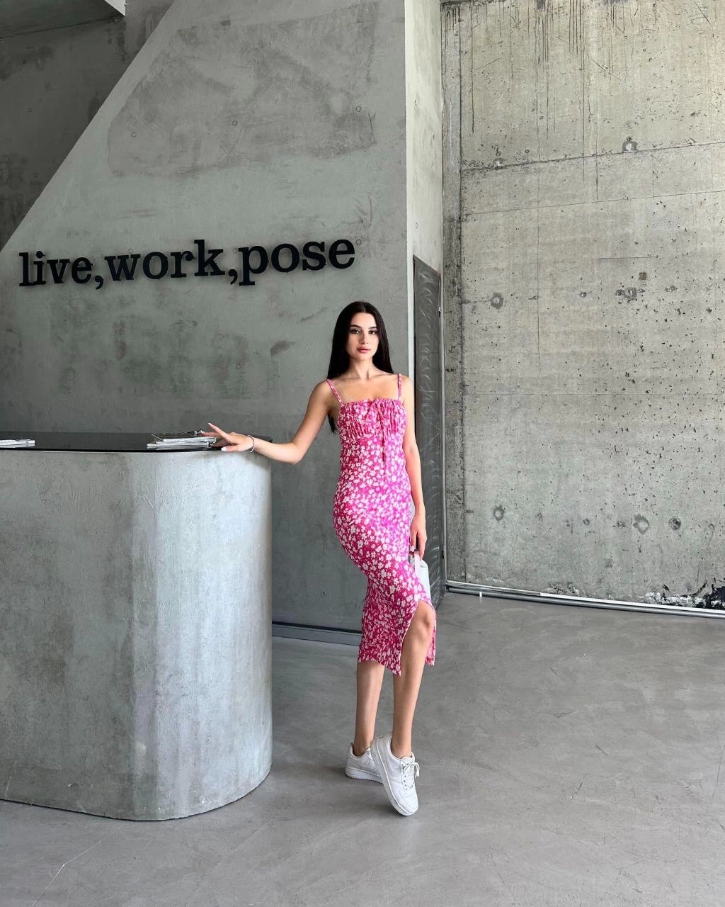 Yasmin Çiçekli Elbise