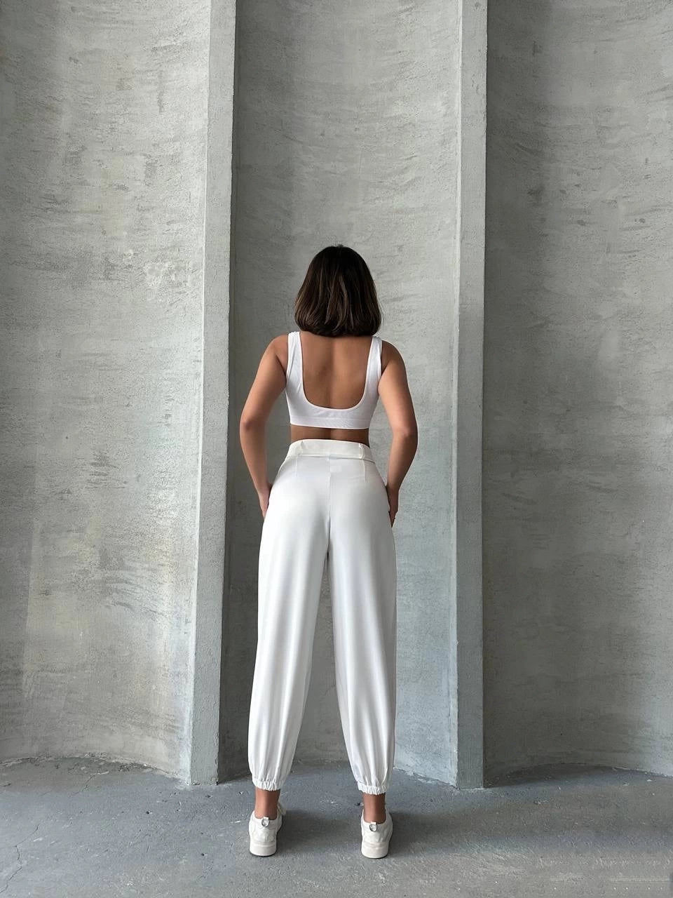 Cool & Comfy Beyaz Şalvar Pantolon ✨